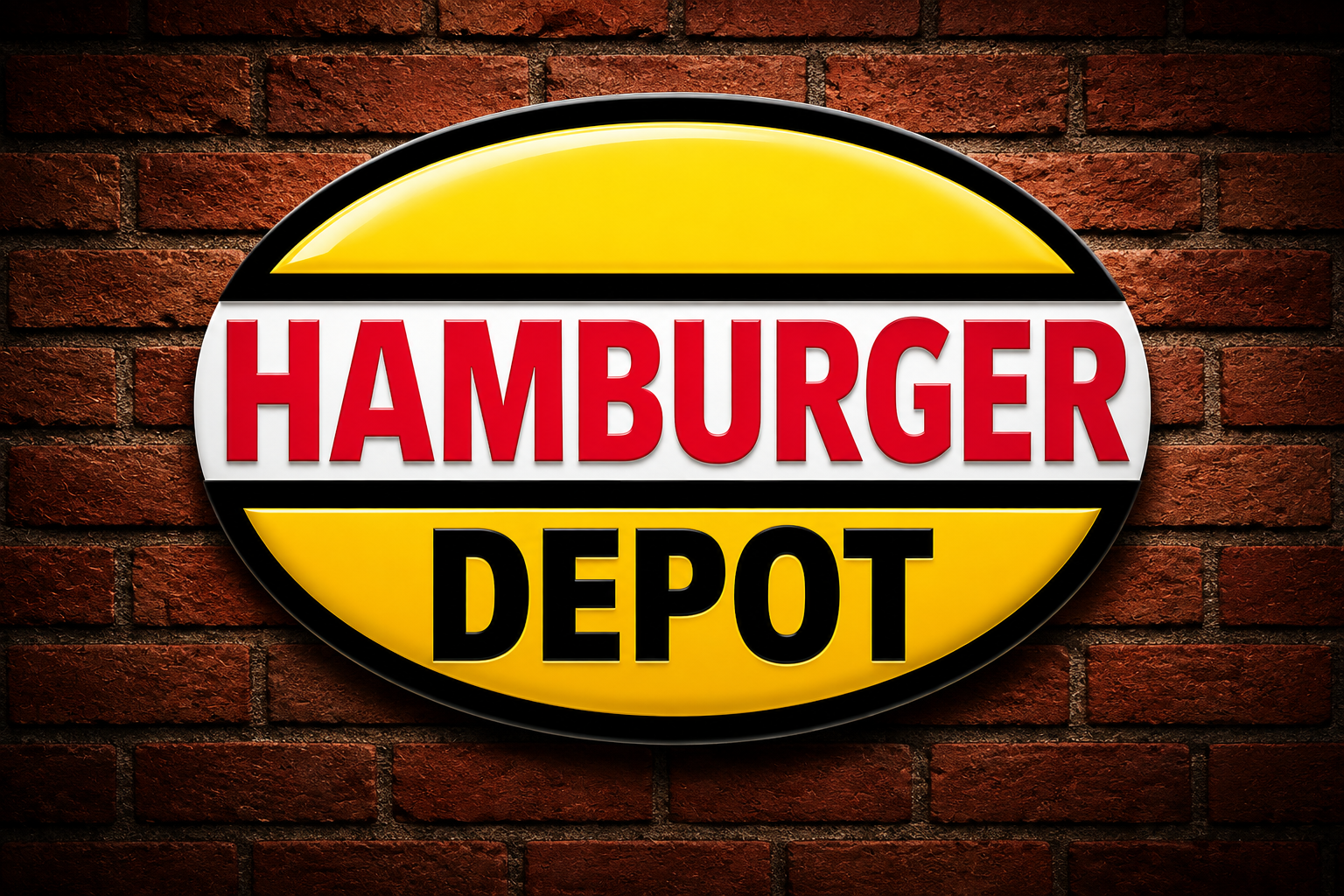 Hamburger Depot advertisement